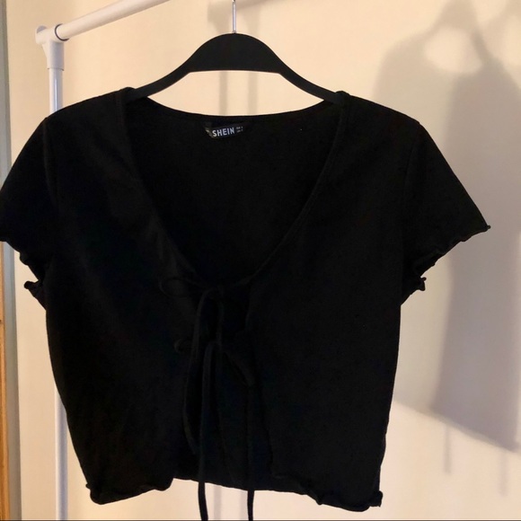 Shein Top with Adjustable Strings - Picture 2 of 3
